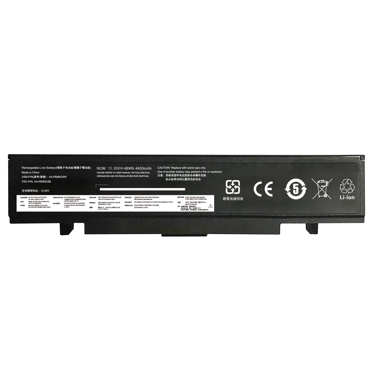 AA-PB9NC6B Laptop Battery for SAMSUNG R530 R528 R428 R429 R430 R467 R468 R478 AA-PB9NC6W AA-PB9NS6B AA-PB9NS6W AA PB9NC6B